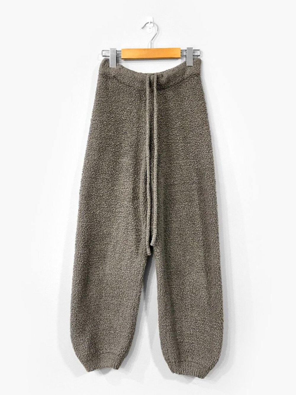 SKIMS Grey Cozy Knit Fleece Fuzzy Joggers